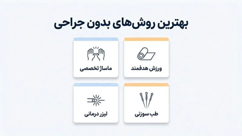 درمان دیسک کمر بدون جراحی