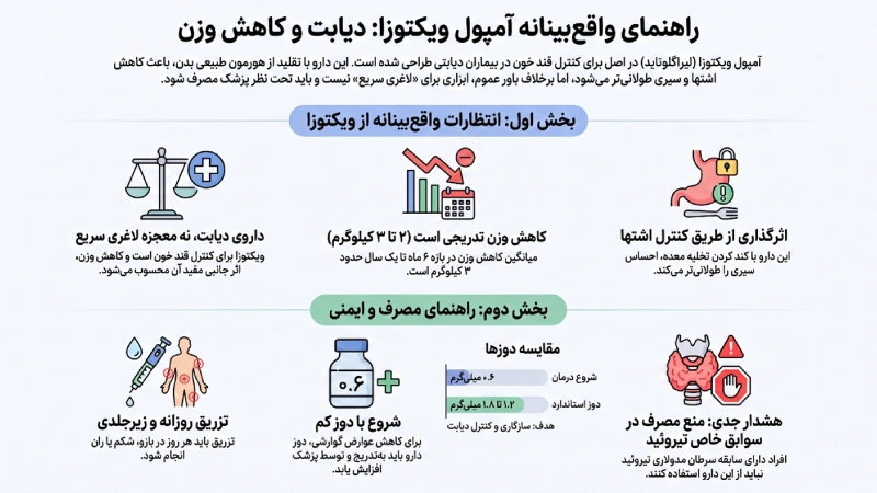 لاغری سریع با آمپول ویکتوزا